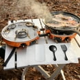 thumbnail image 5 of 304 Stainless Steel Fork and Spoon Set Outdoor Picnic Camping Travel Portable Tableware Set, 5 of 5