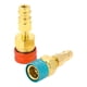thumbnail image 4 of Acopladores rápidos laterales Adaptador alto/bajo Latón para manguera de carga de refrigerante A/C, 4 of 7