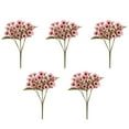 thumbnail image 1 of Flores Artificiales Billuyoard 5 Piezas Rosa Otoño, 1 of 6
