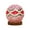 Pink, variant on Decorative Baroque Night Light Mosaic Glass Lamps with Wooden Base Vintage Style Glass Table Lamp for Bedroom & Living Room