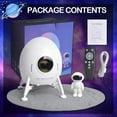thumbnail image 6 of Astronaut Galaxy Star Projector Night Light, Space Man Lander Astronaut Buddy Starry Nebula Ceiling Projector Sky LED Starlight Lamp, 6 of 7