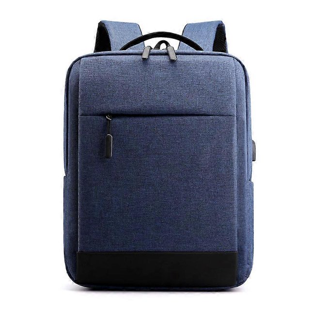 Mochila ZHAOCHENG para portátil de viaje de negocios con puerto de carga USB color azul oscuro