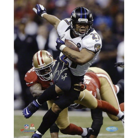NFL - Ray Rice Autographed 8x10 Photograph | Details: Baltimore Ravens, Super Bowl XLVII