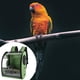 thumbnail image 4 of Mochila para pájaros con soporte para pájaros y comedero retráctil para loros. Verde, 4 of 8