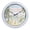 White/Multicolor, variant on La Crosse Clock 15.75 inch Indoor/Outdoor Wall Clock w/ Temp - It's 5 O'Clock Somewhere, 433-3841MV2T
