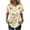 Earthy Yellow, variant on Short Sleeve Crew Neck T Shirt for Women Casual Loose Fit Butterfly Print Soft Lightweight Top Blouse for Daily Wear Army Green L