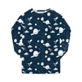 thumbnail image 4 of Gubotare Toddler Boys Pajamas Boys Pajamas Graphic Pjs Toddler 2 Piece Sleepwear Kids Clothes Set Size 8-9 (Dark Blue,8-9 Years), 4 of 8