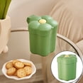 thumbnail image 2 of XKHAZA Cute Flower Shape Wastebasket, Mini Desk Trash Can with Lid, Desktop Mini Plastic Waste Garbage Can Countertop Garbage Bin Mini Waste Can for Desk Car Office Home Kitchen, 2 of 7