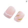 thumbnail image 1 of Fake Nail Style Sweet Cool Caramel Milk Card Color Wearing Finished Pr GX P0J0, 1 of 9