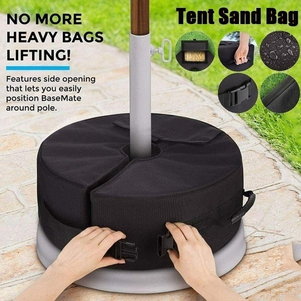 Patio Outdoor Umbrella Base Weight Bag Weatherproof Parasol Heavy Duty