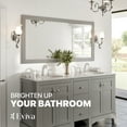 thumbnail image 3 of Eviva Aberdeen 72" Gray Framed Bathroom Wall Mirror, 3 of 7