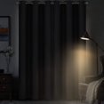 thumbnail image 3 of Cortinas opacas Diraysid con aislamiento térmico, 107 x 213 cm, color negro, 3 of 6