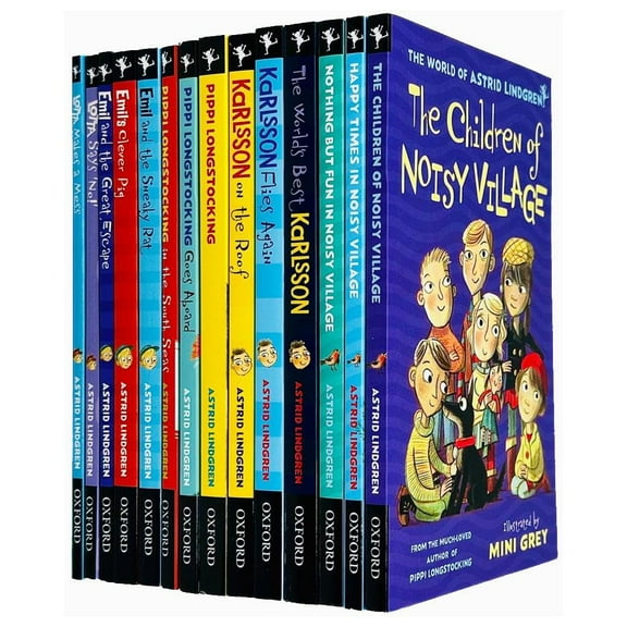 Astrid Lindgren 14 Books Collection Set – Pippi Longstocking & Classic Children’s Stories Collection