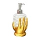 thumbnail image 1 of Dispensador de jabón de manos, botella de champú, dispensador de loción, contenedor novedoso para gel de baño. Oro, 1 of 9