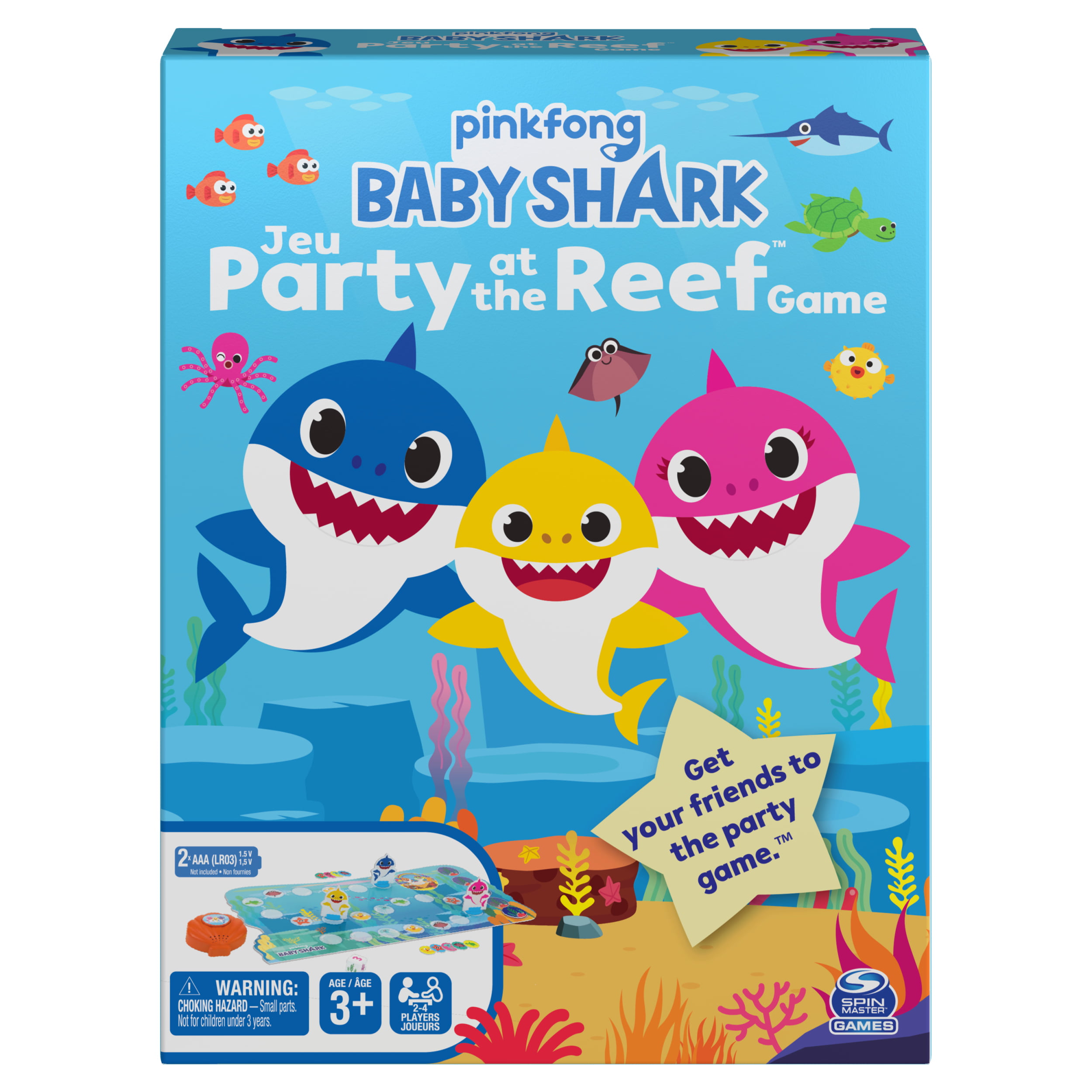 Pinkfong Baby Shark, Party at the Reef Board Game, for ...
