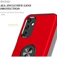 thumbnail image 7 of Galaxy A14 5G Case for Samsung Galaxy A14 5G Case  Grade Shockproof Built-in Ring Holder Kickstand Car Mount  Heavy Duty Protective Case for Galaxy A14 5G Phone Case (Red), 7 of 7