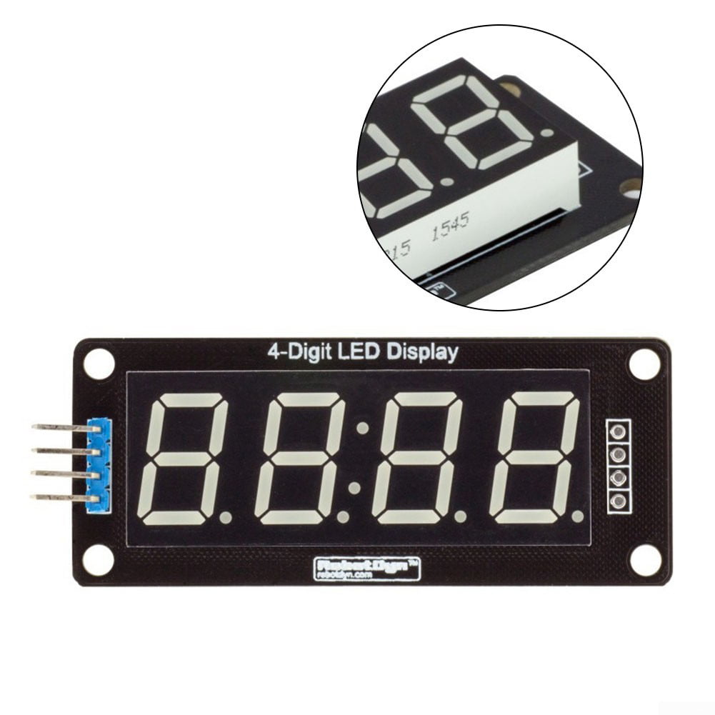 0.56'' Inch TM1637 4Bit Digital LED 7 Segment Clock Tube Display For Arduino Red 