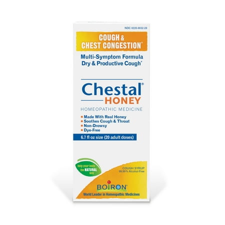 Boiron Chestal Adult Honey Cough & Chest Congestion Relief, 6.7 Fl