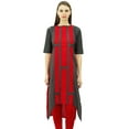 thumbnail image 1 of Phagun Tunique de Créatrice en Coton Indien pour Femme, Ourlet Asymétrique, Kurti, Tenue Décontractée, Kurta, 1 of 7