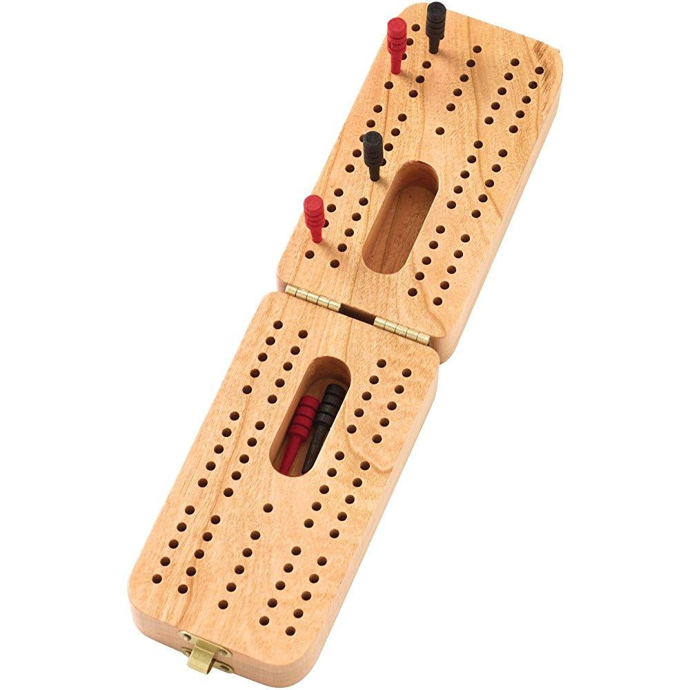 folding standard cribbage board made in usa