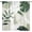 Boho Leaf-1, variant on Boho Mid Century Curtains, Orange Spring Summer Palm Leaf Sun Abstract Modern Minimalism Window Treatments for Living Room Bedroom Kitchen 2 Panel Sets, 63x63 Inch Blackout