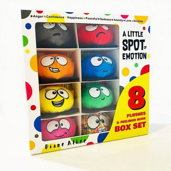 A Little Spot of Emotion 8 Plush Toys with Feelings Book Box Set, (Paperback)