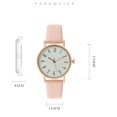 thumbnail image 3 of Resicozy Womens Vintage Watch, Dainty Leather Strap Quartz Watch Soft Adjustable Leather Strap Wristwatch Water Resistance and Lightweight for Daily Wear Pink, 3 of 3