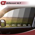 thumbnail image 2 of Unique Bargains Nano Ceramic Car Window Tint Film VLT 70% IRR 23% UVR 45% 4.92 ft x 20.08 inch Privacy Film 2mil PET 1 Pc Blue 0.7 VLT, 2 of 8