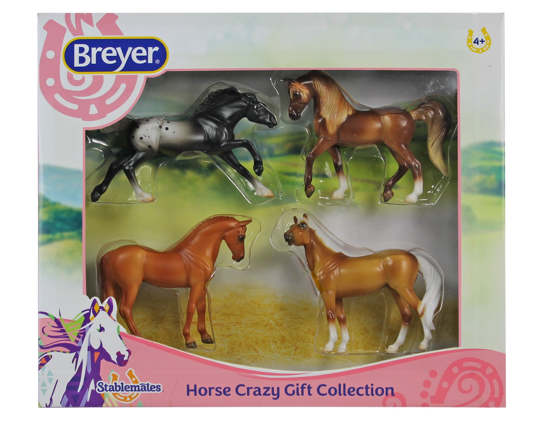 Breyer Stablemates Horse Crazy Gift Collection Four Horse Set Walmart