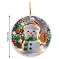 thumbnail image 3 of Mecorevxz Christmas Decorations Cute Snowman Acrylic Hanging Ornaments Suitable for Christmas Tree Decorations,Christmas Gifts,3.15Inch, 3 of 6