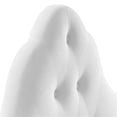 thumbnail image 4 of Pemberly Row Tête de Lit Simple Capitonnée à Losanges en Velours de Performance, Blanc, 4 of 7