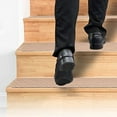 thumbnail image 5 of WNFJR Non Slip Stair Treads for Wooden Steps, 8" X 30" Stairs Carpet with Reusable Peel and Stick Adhesive, Polyester Backing(Beige), 5 of 6