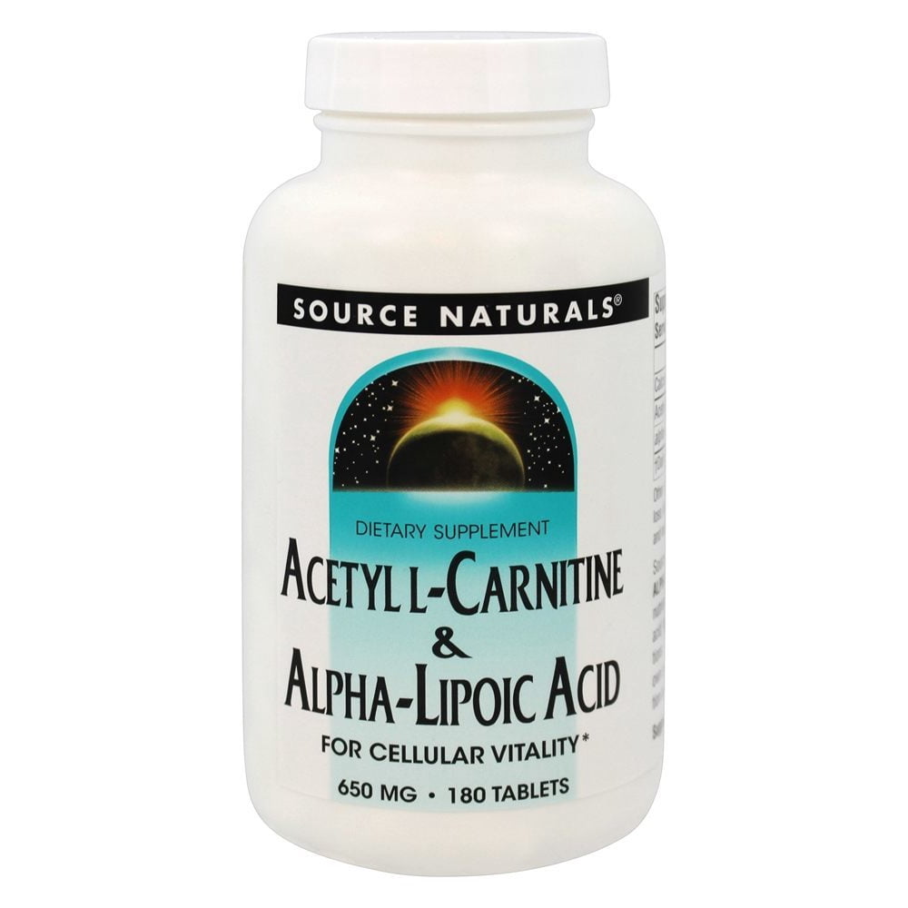 Source Naturals Source Naturals Acetyl LCarnitine & AlphaLipoic Acid