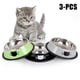 thumbnail image 2 of Byepica Tazón para Mascotas de 3 Uds., Tazón para Perros con Base Antideslizante de Acero Inoxidable y 2 Cucharadas de Comida, 2 of 10