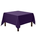 thumbnail image 1 of gee Di Moda Nappe Carrée - 85 x 85 Pouces - Nappe Carrée Violette pour Tables Carrées Ou Rondes en Polyester Lavable - Idéal pour Table Buffet, Fêtes, Dîner de Vacances, Mariage et Plus, 1 of 4