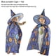 thumbnail image 5 of SAYOO Disfraces de rol para niños, capa de encaje de dibujos animados de Halloween + sombrero de bruja SAYOO moda, 5 of 6