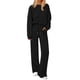thumbnail image 1 of Conjunto Deportivo PRETTYGARDEN XXL Negro Manga Larga Pantalón Ancho, 1 of 8