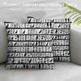 thumbnail image 3 of Orinice Egyptian Hieroglyphics Graphic Decorative Cushion Throw Pillow Cover for Home Couch Living Room Bed Sofa 22x22in, 3 of 5