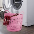 thumbnail image 4 of Fiudx Ofertas Del Día Cesta De Ropa Sucia Portátil, Cesta De Almacenamiento De Ropa Sucia, Estante Grande Para Ropa, Cesta De Lavandería, Cesta Hueca Para Ropa Sucia De Baño, 4 of 6