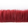 thumbnail image 4 of Soft Fluffy Faux Sheepskin Fur Area Rug, Home Decorative Indoor Floor Mat, Red, 2 x 6 Feet, 4 of 4