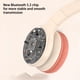 thumbnail image 5 of Auriculares para juegos, sonido envolvente, cancelación de ruido, Bluetooth, graves profundos, deportes/música/juegos, ranura para tarjeta, rosa, 5 of 8