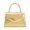 Gold, variant on Women's Glossy Patent Leather Top Handle Clutch Purse for Wedding Party Evening