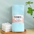 thumbnail image 4 of DPTALR Velvet Towels Thickened Striped Absorbent Towels Color Striped Face Towels, 4 of 4