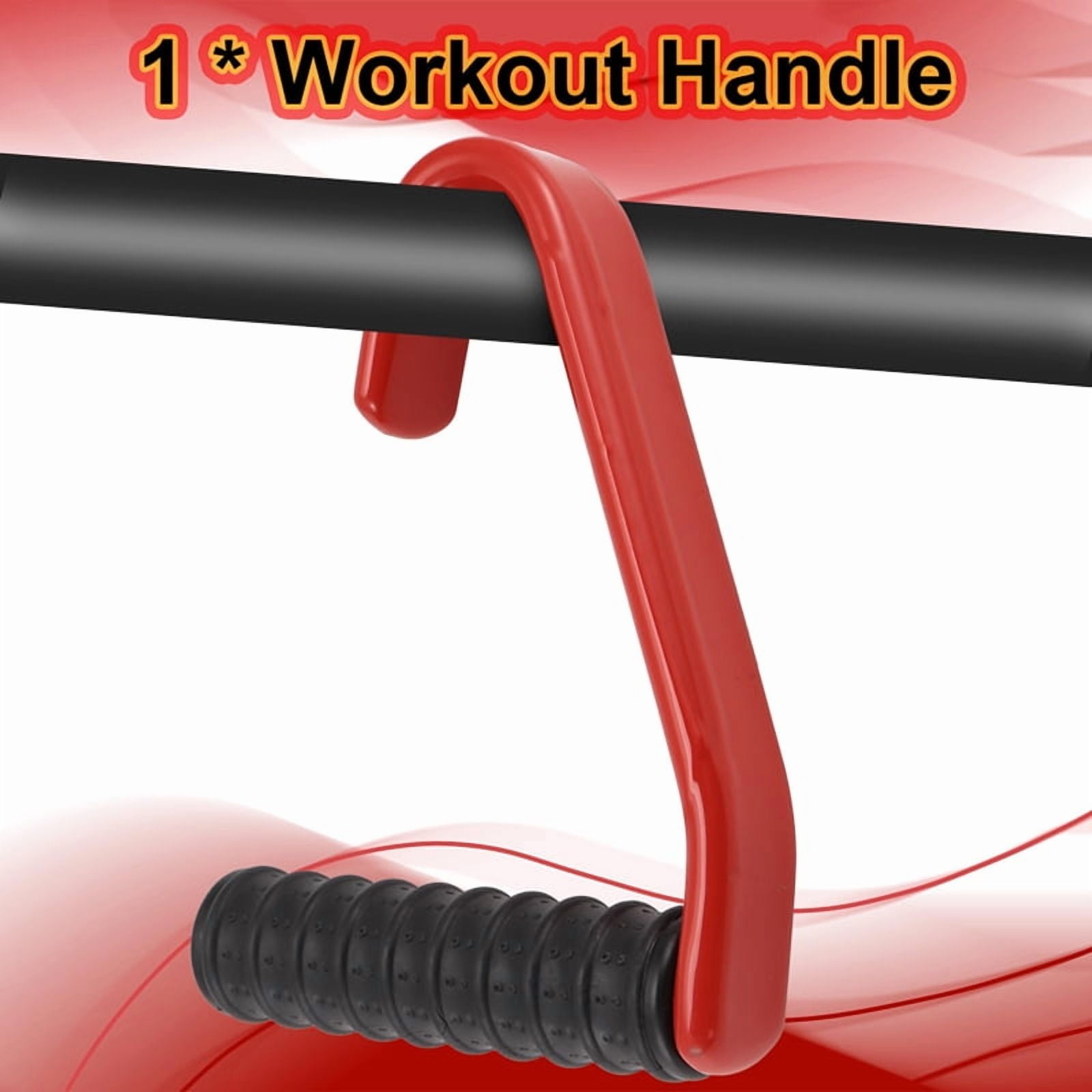 Gyms Vertical Grip Handle Pulls Up Resistance Band Exercises Attachments for Pulls-Up Workouts,B