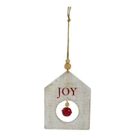 8 white wooden joy with red bell christmas ornament  walmart canada 8 white wooden joy with red bell christmas ornament  walmart canada