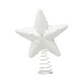thumbnail image 4 of Christmas Glitter Star Tree Topper Christmas Tree Topper Decorations 7.08 X 5.7 Inch/ Christmas tree top star silver, 4 of 6