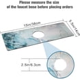 thumbnail image 4 of Sink Faucet Absorbing Mat, 2 Pack Drying Mat Around Faucet Sink Splash Guard Behind Faucet Sinkmat For Kitchen Bathroom Island Rv 15 * 5.5 Inch (38 * 14 cm), 4 of 6