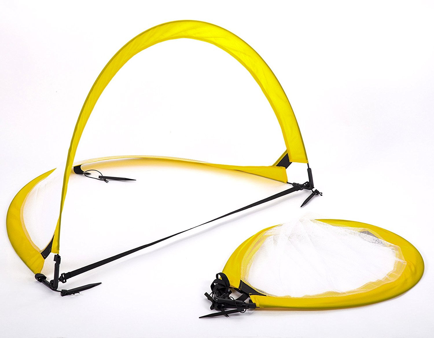 4' Set of 2 Portable PopUp Soccer Goals Portable Soccer Nets With