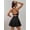 Black, variant on Tennis Dress with Built in Shorts and Bra Golf Dresses for Women with Shorts Tennis Dress Cut Out Black S