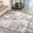 thumbnail image 6 of BERTHMEER 2'x3' Small Area Rugs for Kitchen Entryway Living Room Bedroom Abstract Rugs,Non-Slip Machine Washable Indoor Rugs,Black&Red, 6 of 7